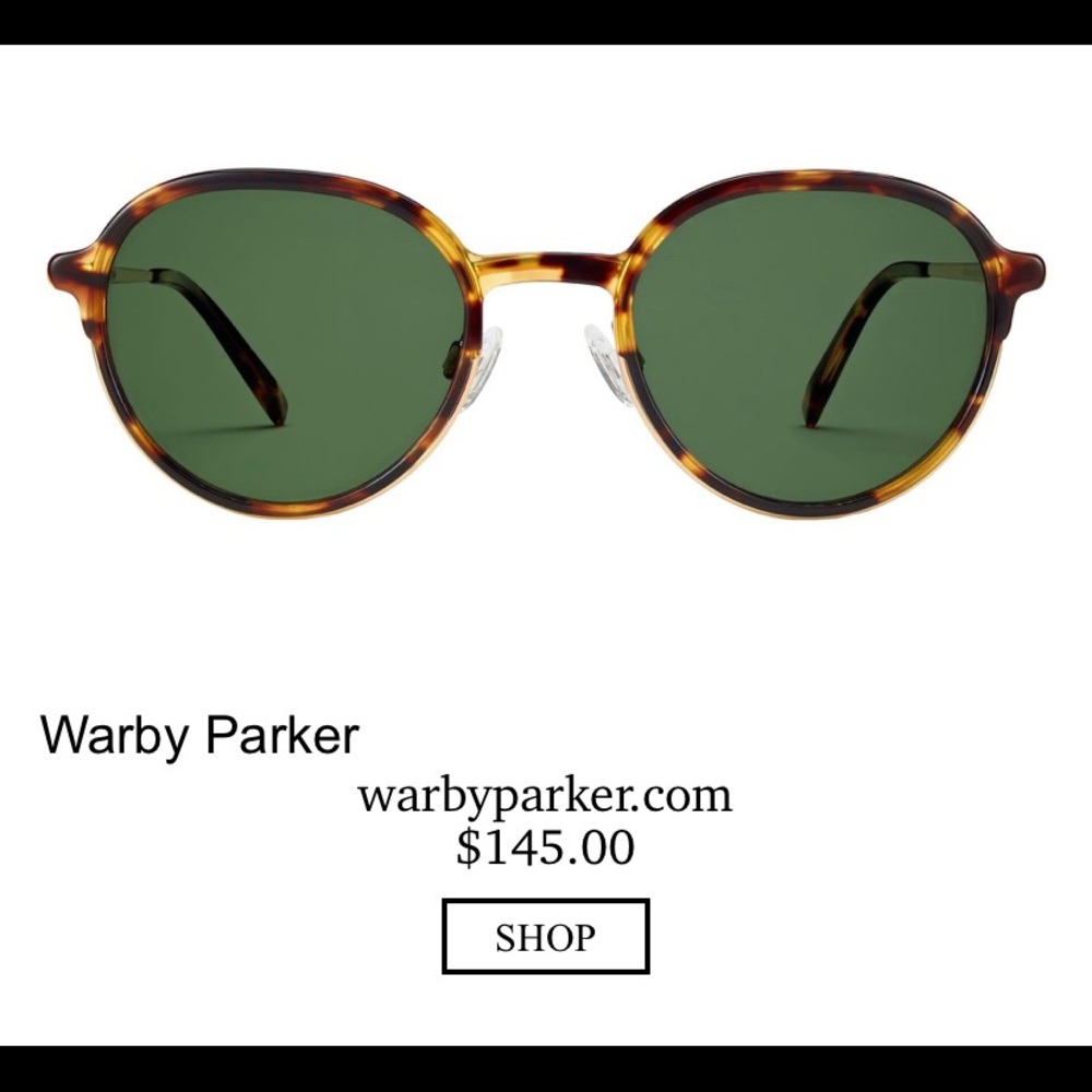 NEW Warby Parker Whitaker Sunglasses - SOLD OUT